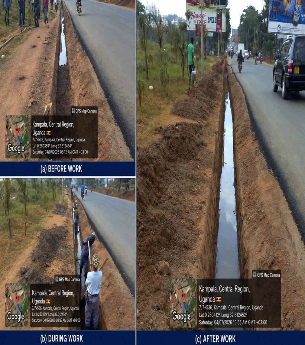 Drainage channel improvement activity